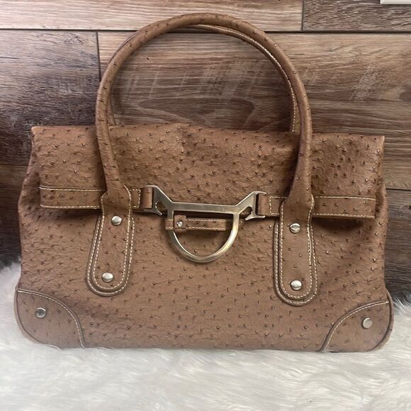 No Brand Large Satchel Purse, Chocolate Brown - Picture 1 of 13